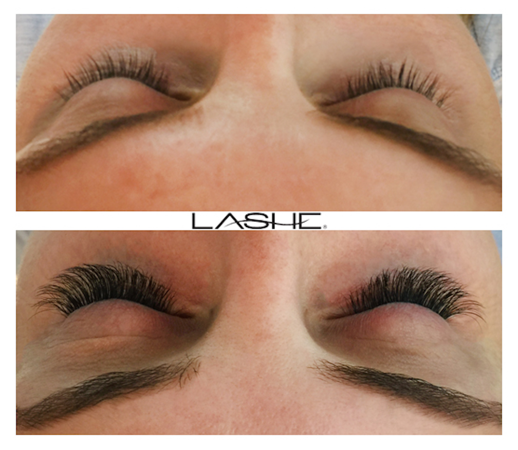 Eyelash extensions before and after17